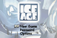 Ice Age Title Screen